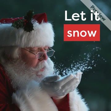 Let it Snow Video Template