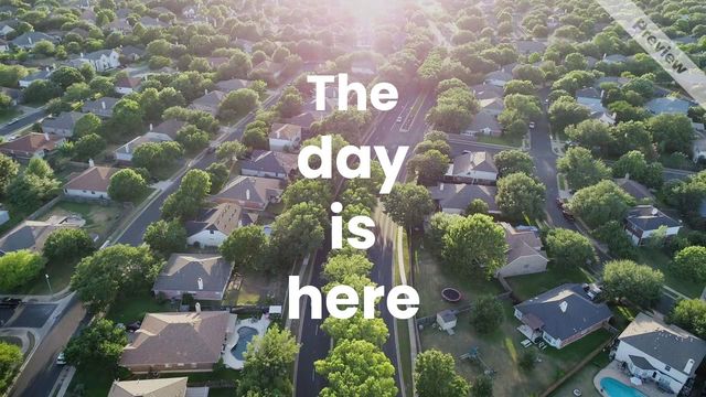 The Day is Here Video Template