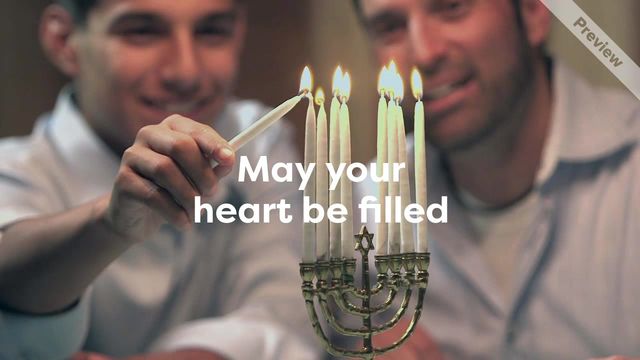 Happy Hannukah Video Template