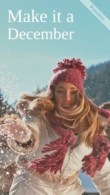 A December Video Template
