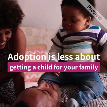 #NationalAdoptionDay Video Template