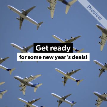 New year's deals Video Template