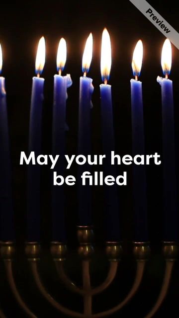 Happy Hanukkah Video Template