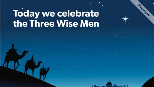 Three Kings Day Video Template