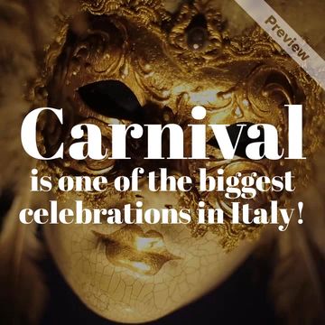 Venice Carnival Video Template