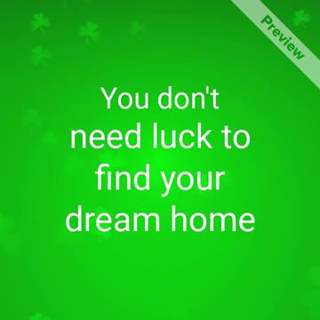 Don't need luck Video Template