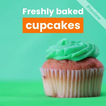 Lucky cupcake Video Template