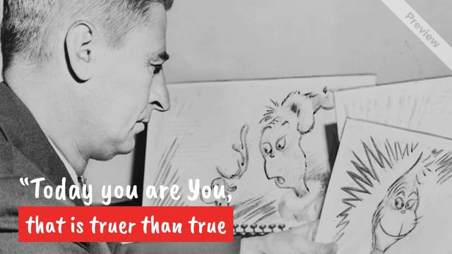 Dr. Seuss's Birthday Video Template