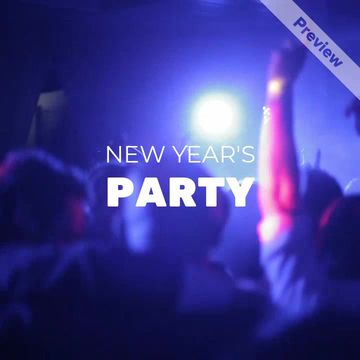 NYE Party Video Template