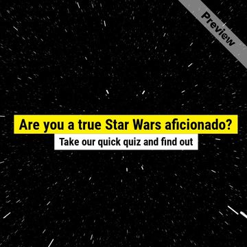 Star Wars quiz Video Template
