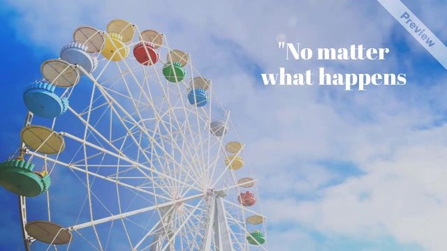 Life Goes On Video Template