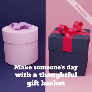 Gift baskets Video Template