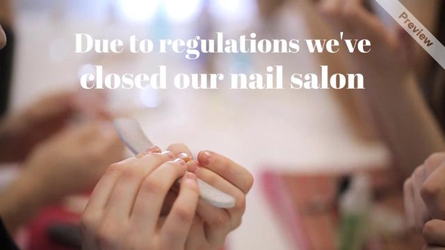 Closing salon Video Template