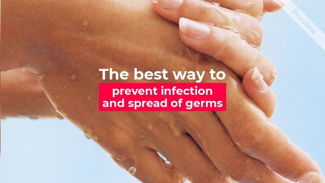 Hand hygiene Video Template