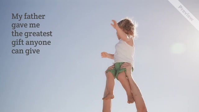 Father's day Video Template