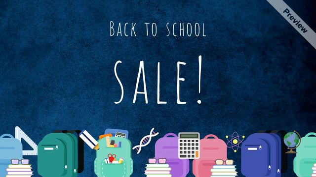 School Sale Video Template