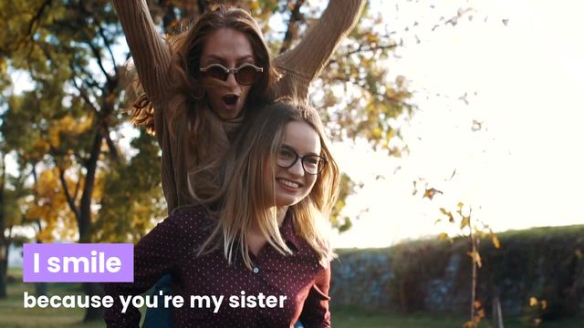 Sister's Day Video Template