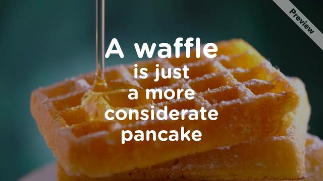 Waffle Day Video Template