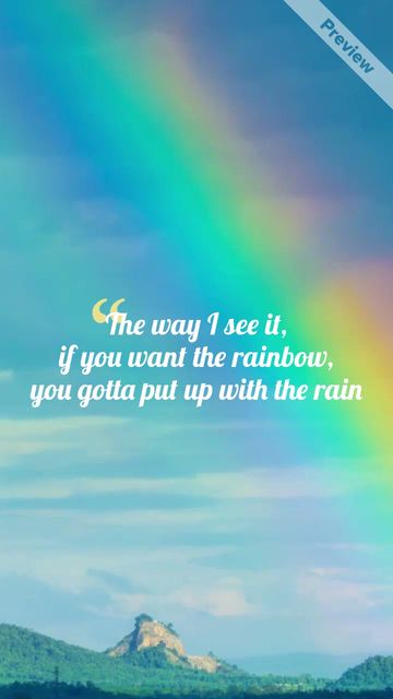 Rainbow Video Template