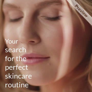 Skincare routine Video Template