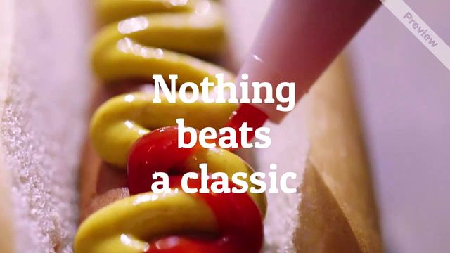 Classic Hotdog Video Template