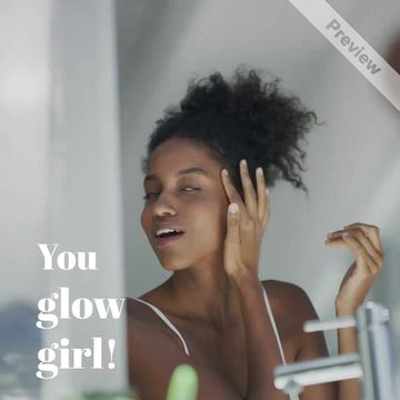 You GLOW girl! ✨ . . #glow #mood