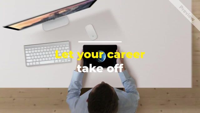 Career Take Off Video Template