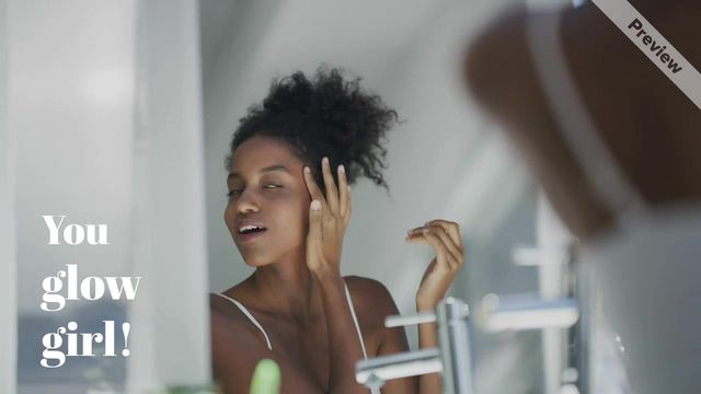 You Glow Girl Video Template
