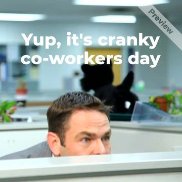 #CrankyCo-WorkersDay Video Template