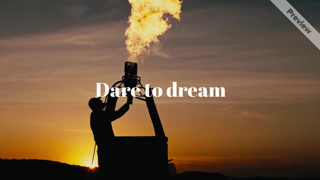 Dare to Dream Video Template