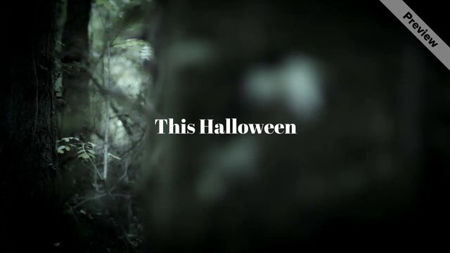 Halloween Sale Video Template