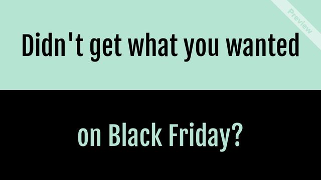 #CyberMonday Video Template