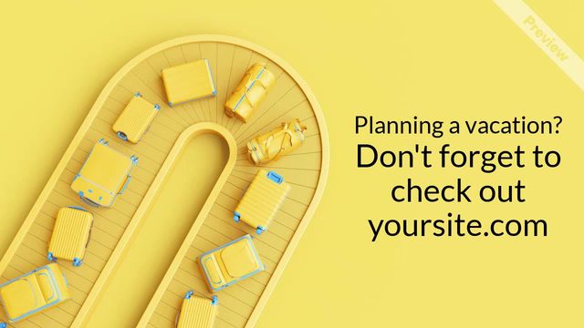 Plan a Vaction Video Template