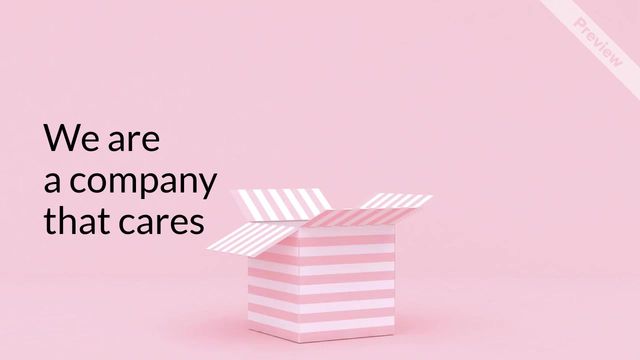 We Care Video Template