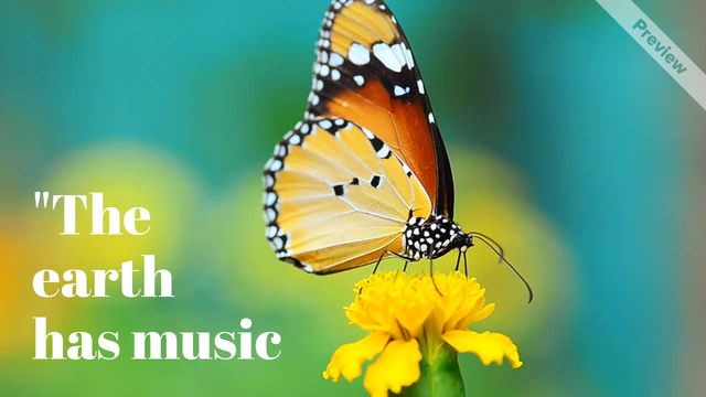 Earth's Music Video Template