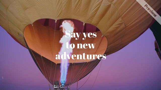 #HotAirBalloonDay Video Template