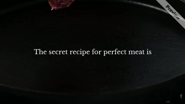 Perfect Meat Video Template