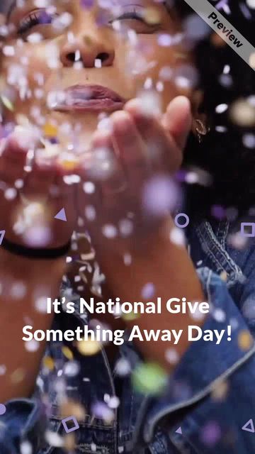 #GiveAway Video Template