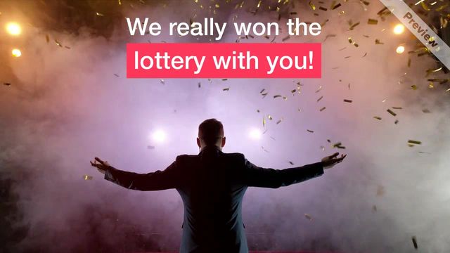 #NationalLotteryDay Video Template
