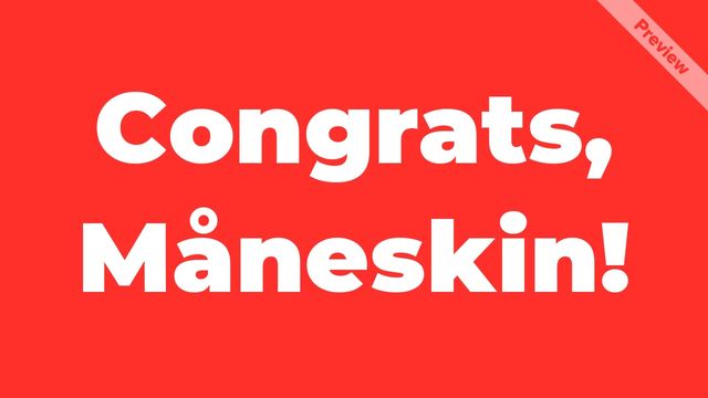 #EuroVision Video Template