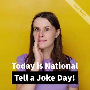 Tell A Joke Day Video Template