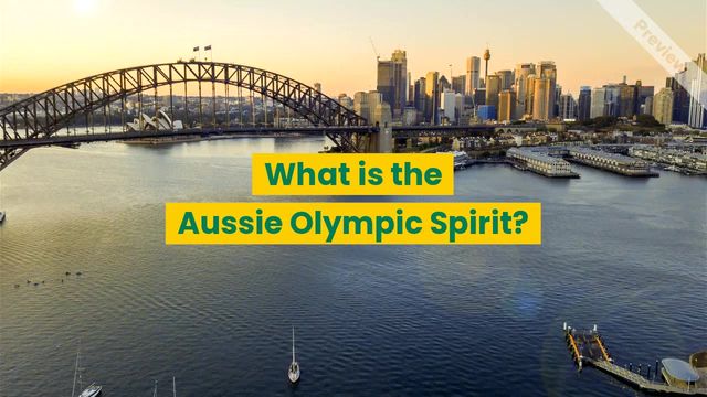 Aussie Olympic Spirit Video Template