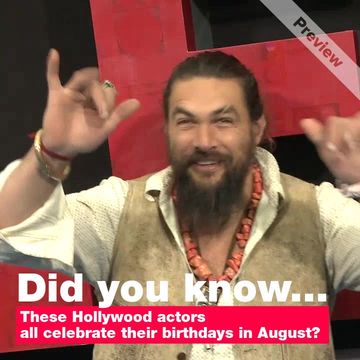 August Bdays Video Template