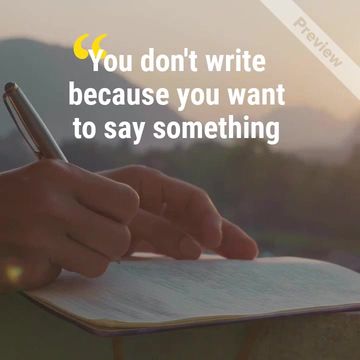 Author's Day Video Template