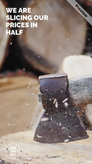 Black Friday Sale - Slicing Prices Video Template