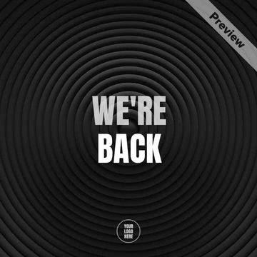 Back In Black - Black Friday Sales Video Template