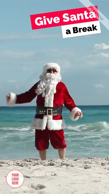 Give Santa a Break Video Template