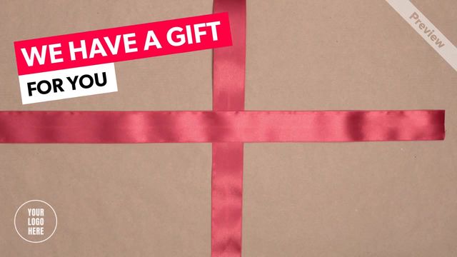 A Gift for You Video Template