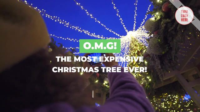 The Most Expensive Christmas Tree Video Template