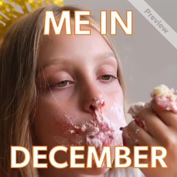 New Year Meme - Food Resolutions Video Template